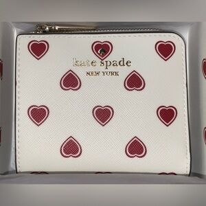 Kate Spade Heartfelt Madison Bifold Zip Wallet